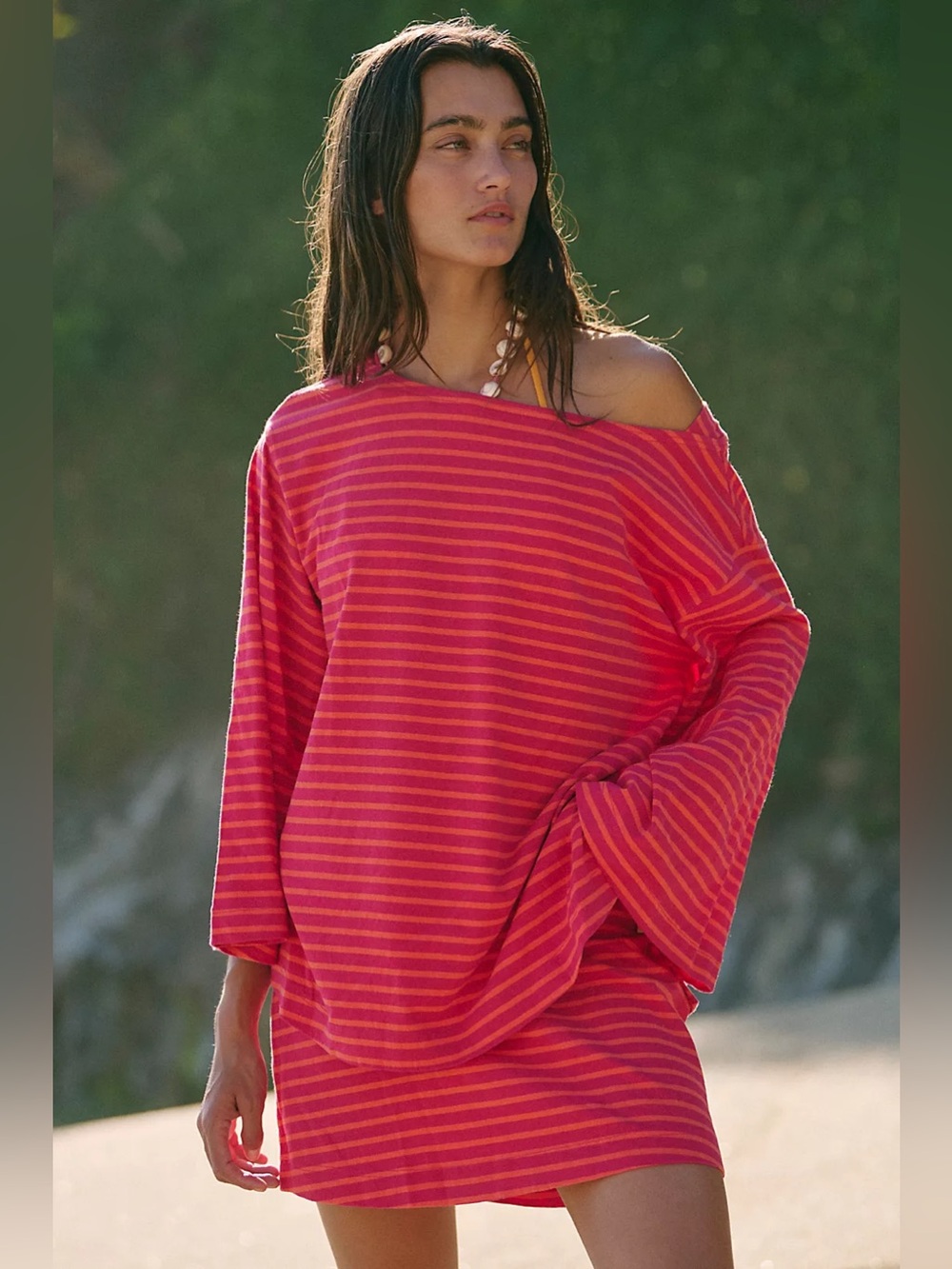 Free People Free-est Resort Ready Set Mandarin Red Combo Large New With Tags